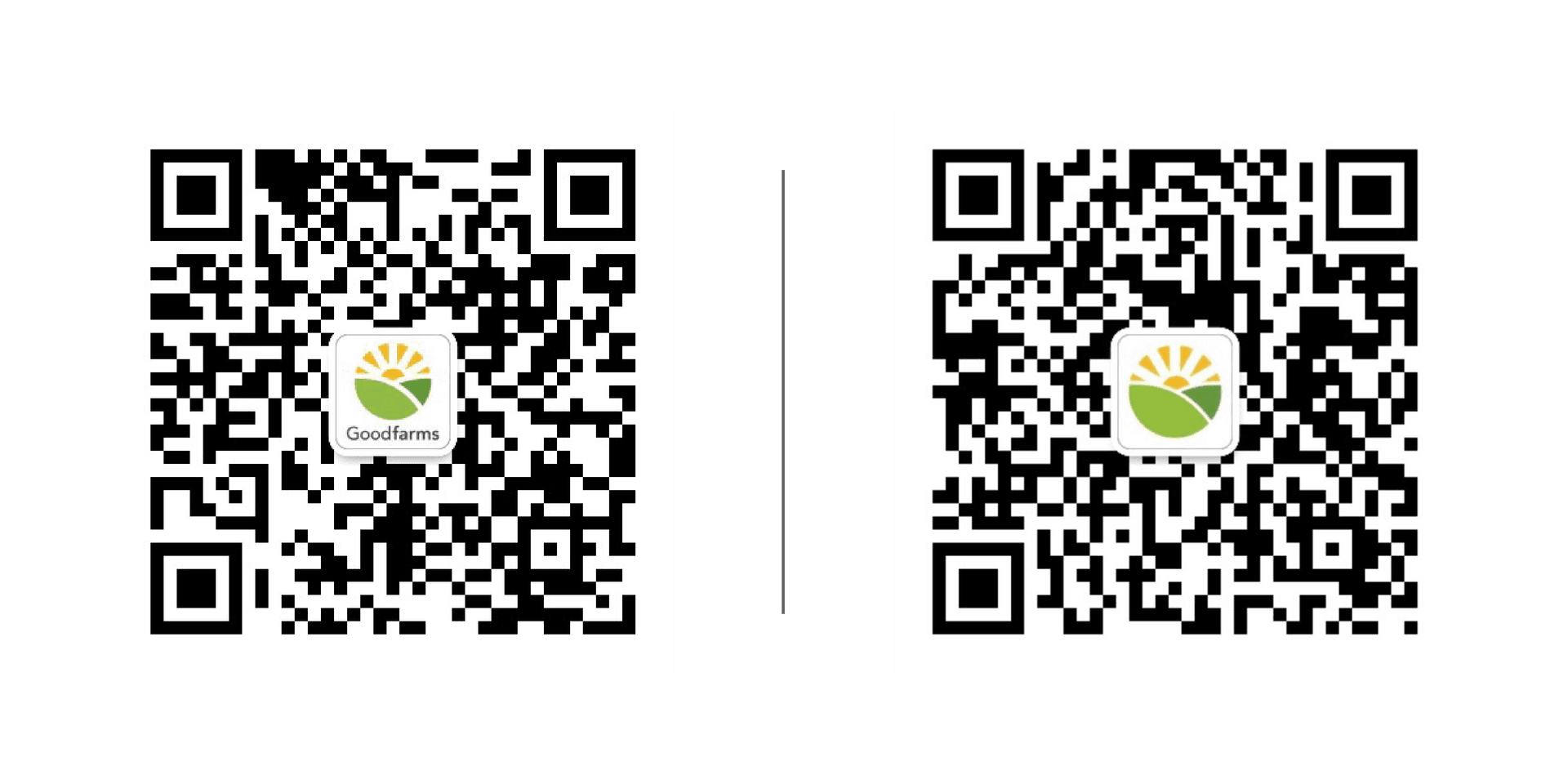GoodFarms WeChat QR codes